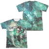 Green Lantern - Galactic Hal (Front - Back Print) Adult Regular Fit Short Sleeve 65 - 35 Poly - Cotton