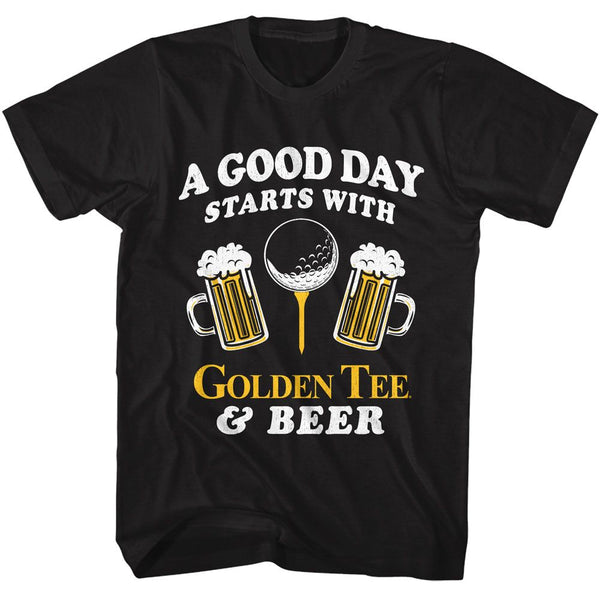 A Good Day - Golden Tee Golf Short-Sleeve Shirt