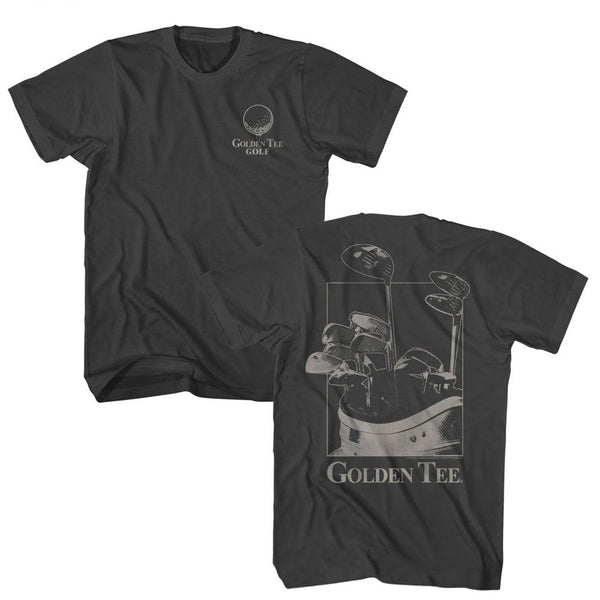 Golf Clubs - 2-Sided Golden Tee Golf Short-Sleeve Shirt