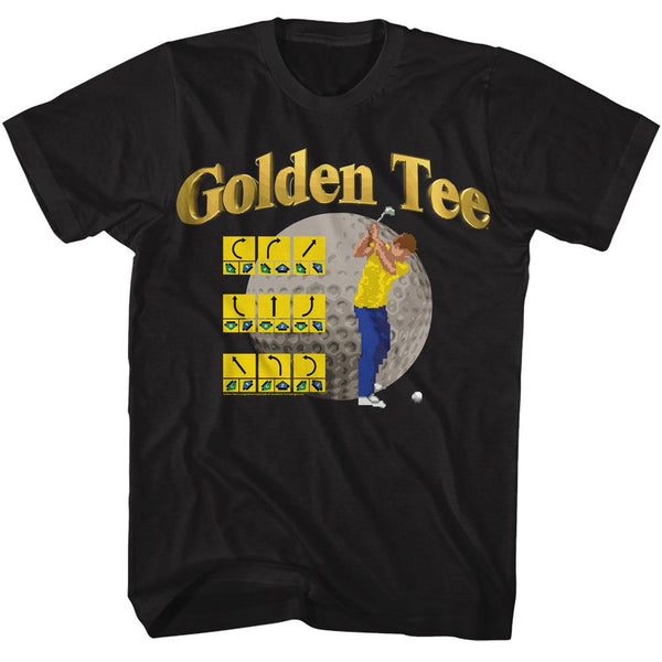 Swings List - Golden Tee Golf Short-Sleeve Shirt