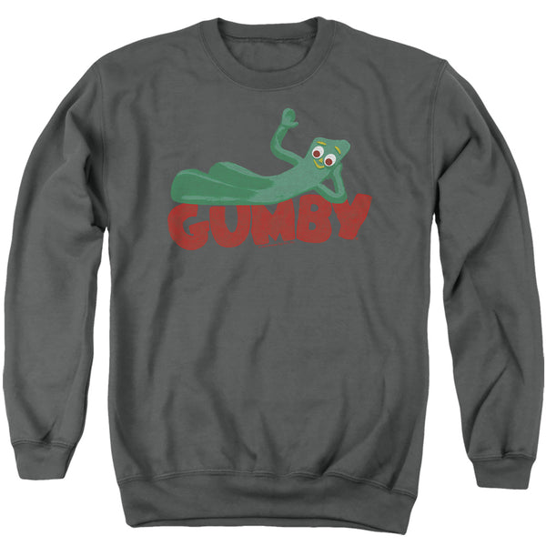 Gumby - On Logo Adult Crewneck Sweatshirt
