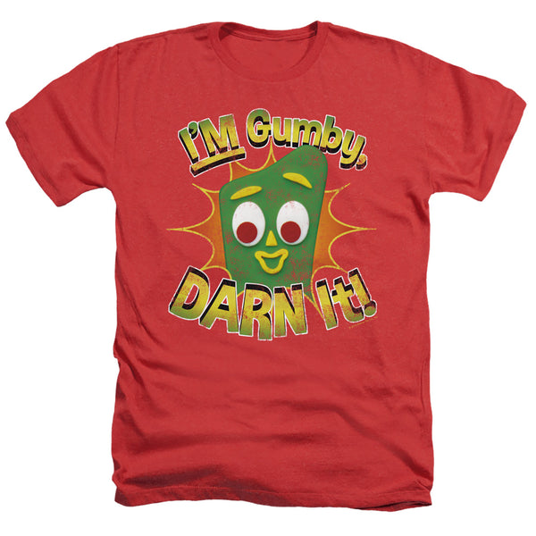 Gumby - Darn It Adult Regular Fit Heather Short Sleeve