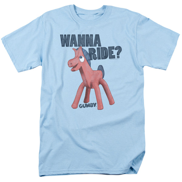 Gumby - Wanna Ride Adult Regular Fit Short Sleeve