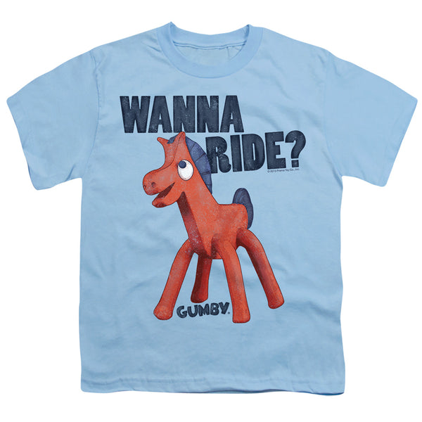 Gumby - Wanna Ride Youth Short Sleeve