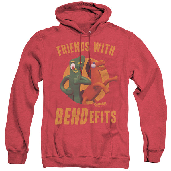 Gumby - Bendefits Adult Heather Hoodie