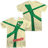 Gumby - Stretched (Front - Back Print) Adult Regular Fit Short Sleeve 100% Poly