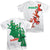 Gumby - Moves (Front - Back Print) Adult Regular Fit Short Sleeve 100% Poly