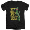Gumby - So Punny Adult Slim Fit V Neck Cotton