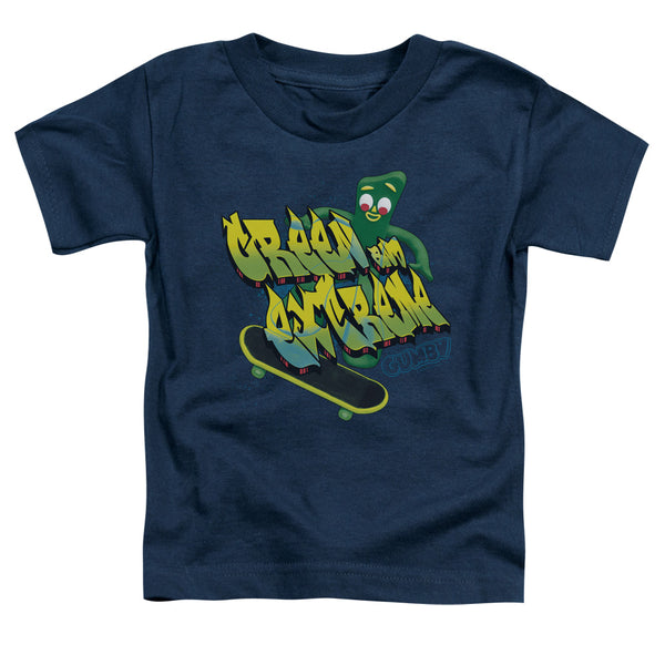 Gumby - Green And Extreme Toddler Short Sleeve