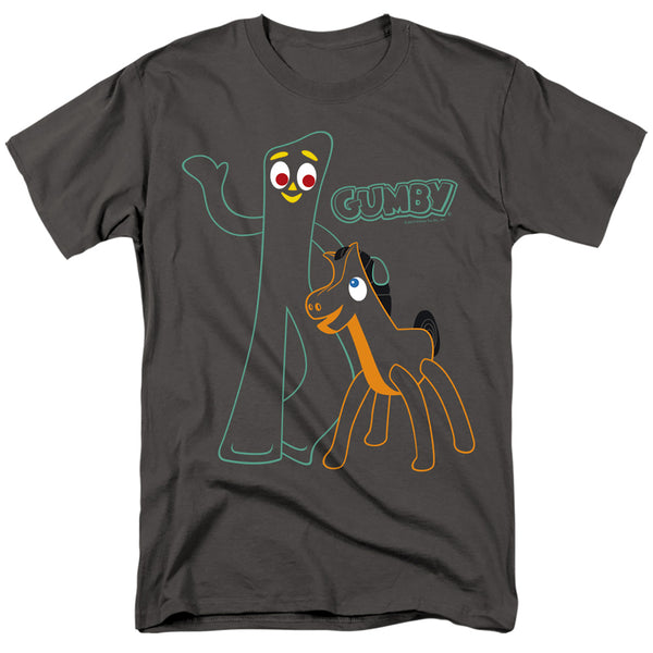 Gumby - Outlines Adult Regular Fit Short Sleeve