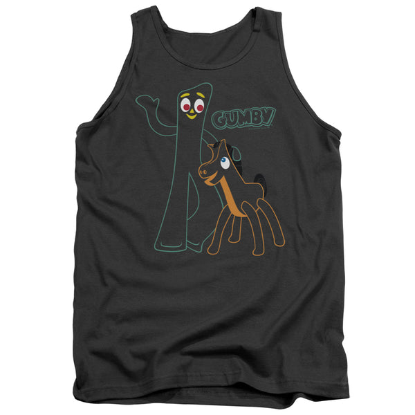 Gumby - Outlines Adult Tank Top