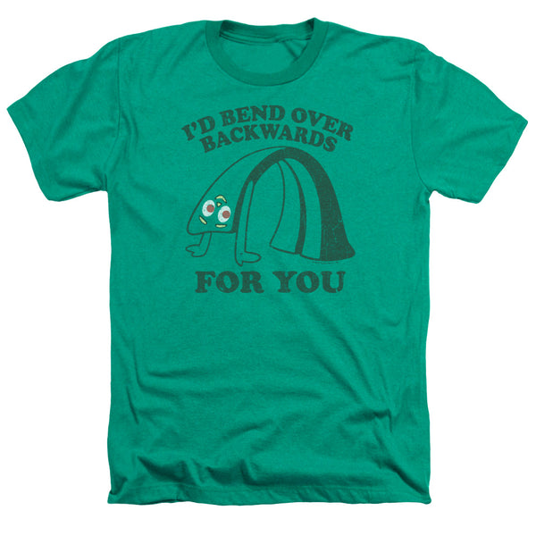 Gumby - Bend Backwards Adult Regular Fit Heather Short Sleeve