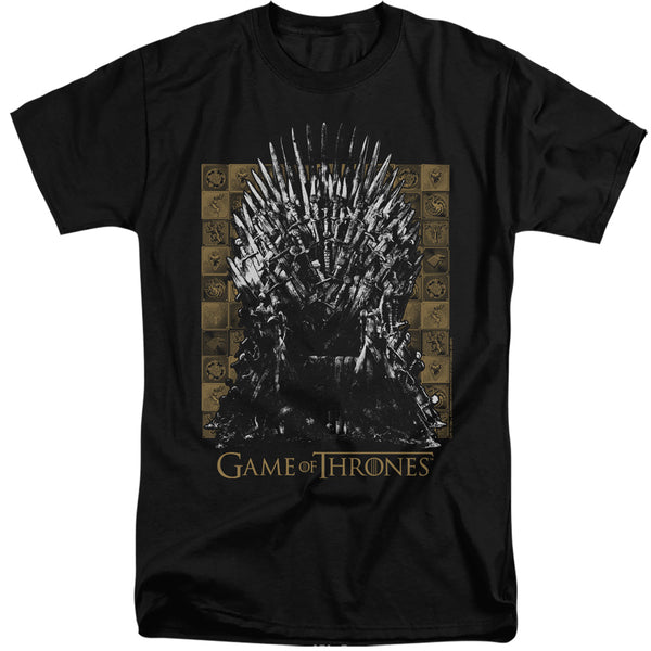 Game Of Thrones - Iron Throne Adult Tall Fit Short Sleeve