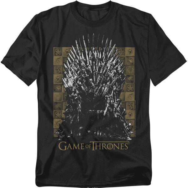 Game Of Thrones - Iron Throne Adult Regular Fit Short Sleeve