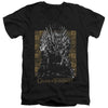 Game Of Thrones - Iron Throne Adult Slim Fit V Neck Cotton