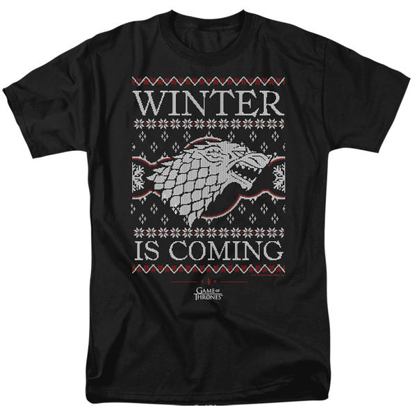 Game Of Thrones - Winter Is Coming Ugly Christmas Adult Regular Fit Short Sleeve