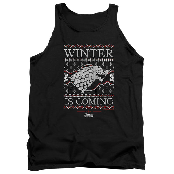 Game Of Thrones - Winter Is Coming Ugly Christmas Adult Tank Top