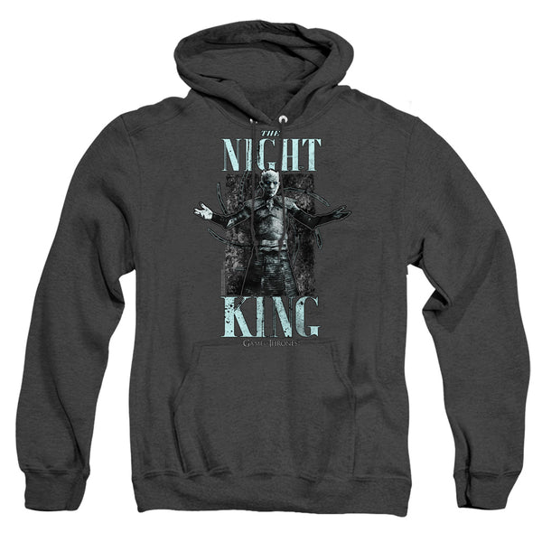 Game Of Thrones - The Night King Adult Heather Hoodie