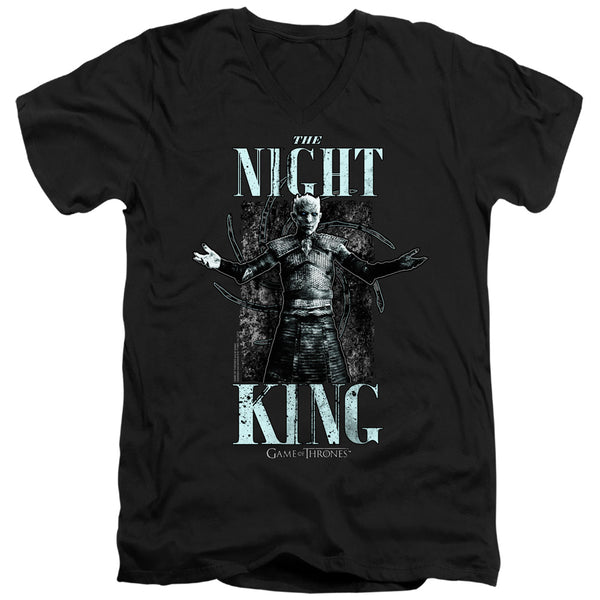 Game Of Thrones - The Night King Adult Slim Fit V Neck Cotton