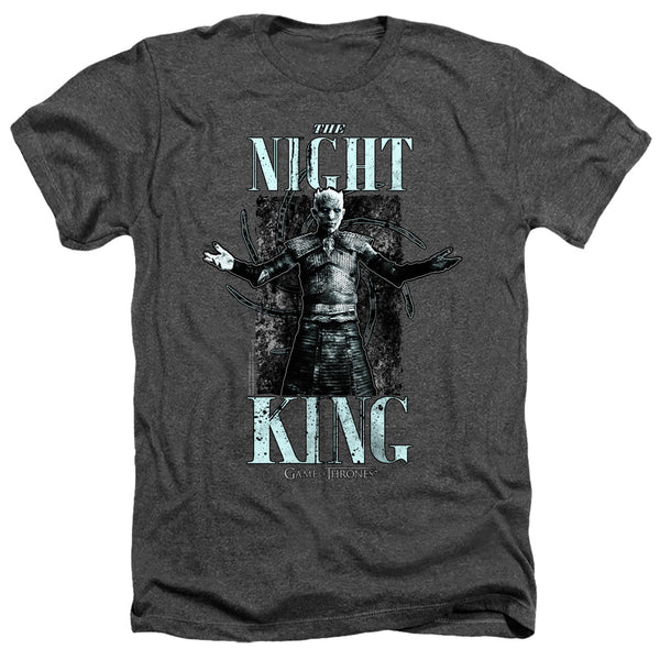 Game Of Thrones - The Night King Adult Regular Fit Heather Short Sleeve