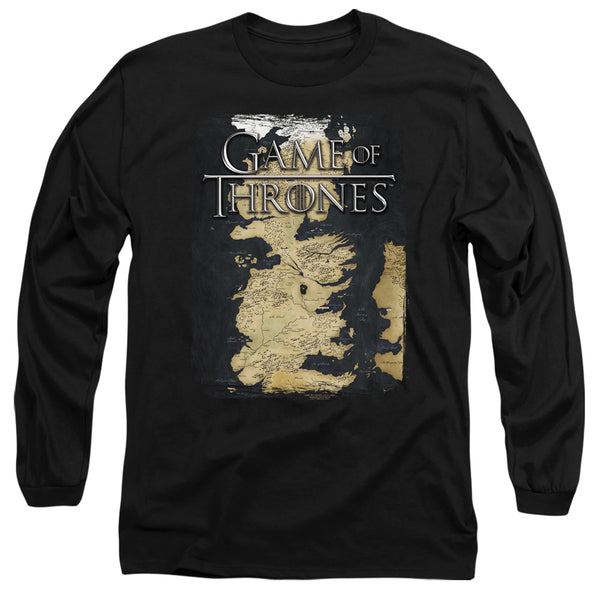 Game Of Thrones - Series Map Adult Long Sleeve