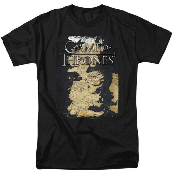 Game Of Thrones - Series Map Adult Regular Fit Short Sleeve