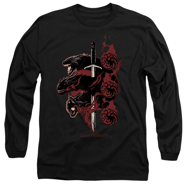 Game Of Thrones - Targaryen Dragons Adult Long Sleeve