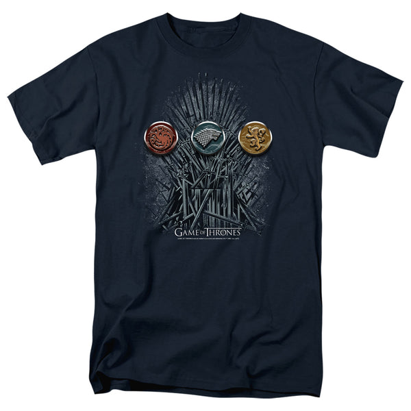 Game Of Thrones - For The Throne Sigils Adult Regular Fit Short Sleeve