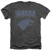 Game Of Thrones - House Stark Sigil Adult Regular Fit Heather Short Sleeve