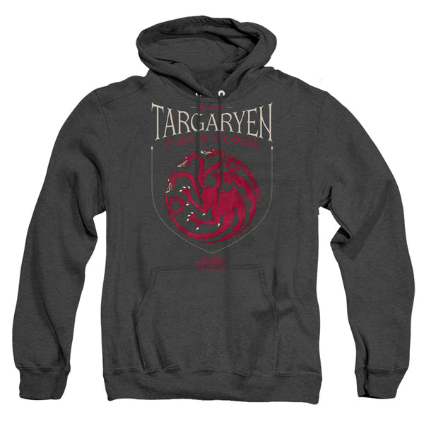 Game Of Thrones - House Targaryen Sigil Adult Heather Hoodie