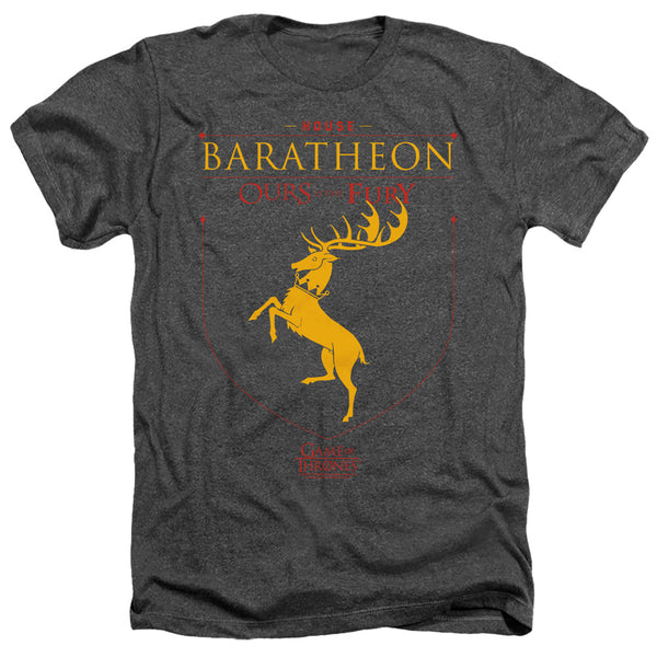 Game Of Thrones - House Baratheon Sigil Adult Regular Fit Heather Short Sleeve