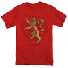 Game Of Thrones - Lannister Burst Sigil Adult Regular Fit Short Sleeve