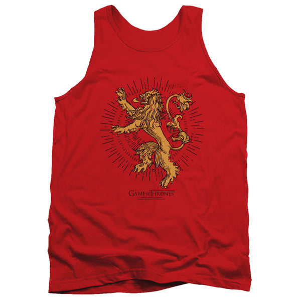 Game Of Thrones - Lannister Burst Sigil Adult Tank Top
