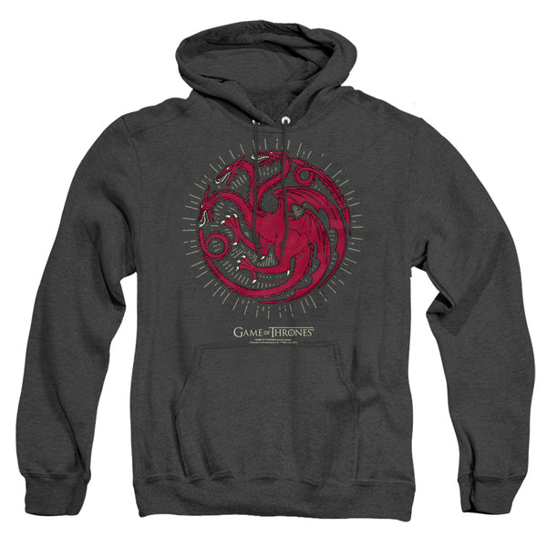 Game Of Thrones - Targaryen Burst Sigil Adult Heather Hoodie