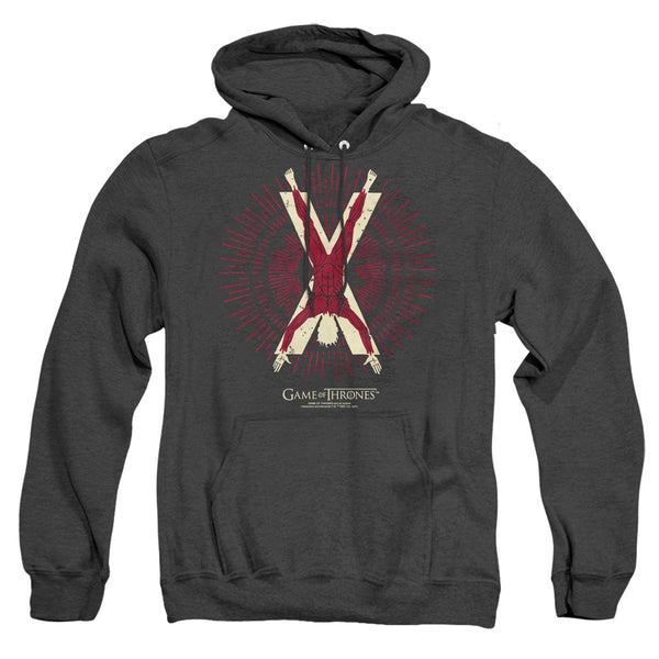 Game Of Thrones - Bolton Burst Sigil Adult Heather Hoodie