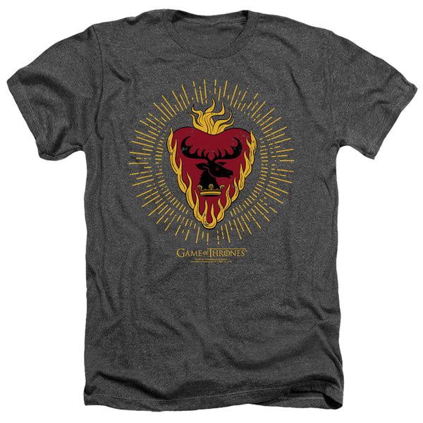 Game Of Thrones - Stannis Baratheon Burst Sigils Adult Regular Fit Heather Short Sleeve