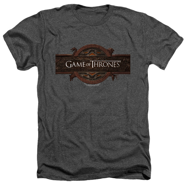 Game Of Thrones - Title Sequence Logo Adult Regular Fit Heather Short Sleeve