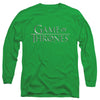 Game Of Thrones - Chrome Logo Adult Long Sleeve