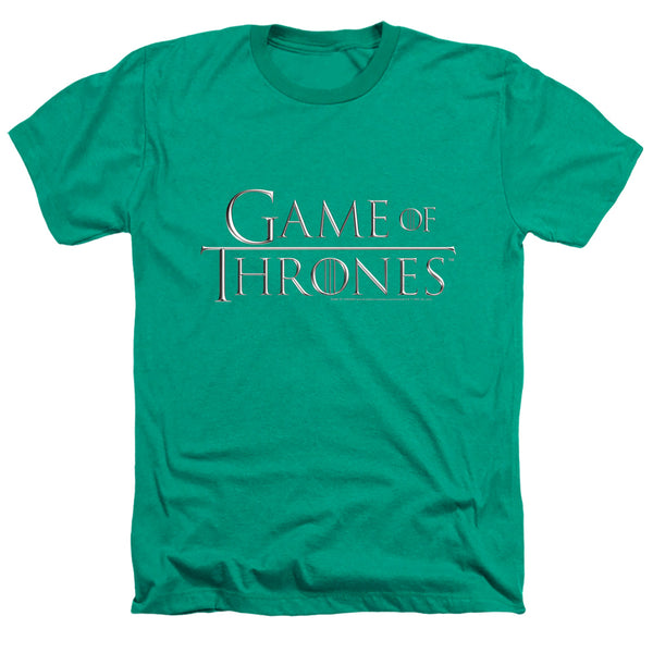 Game Of Thrones - Chrome Logo Adult Regular Fit Heather Short Sleeve