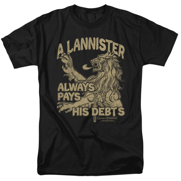 Game Of Thrones - Debts Adult Regular Fit Short Sleeve