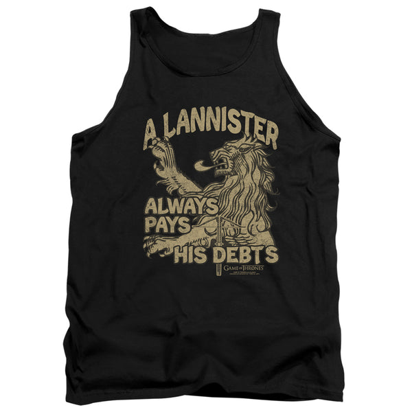Game Of Thrones - Debts Adult Tank Top