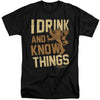 Game Of Thrones - Know Things Adult Tall Fit Short Sleeve