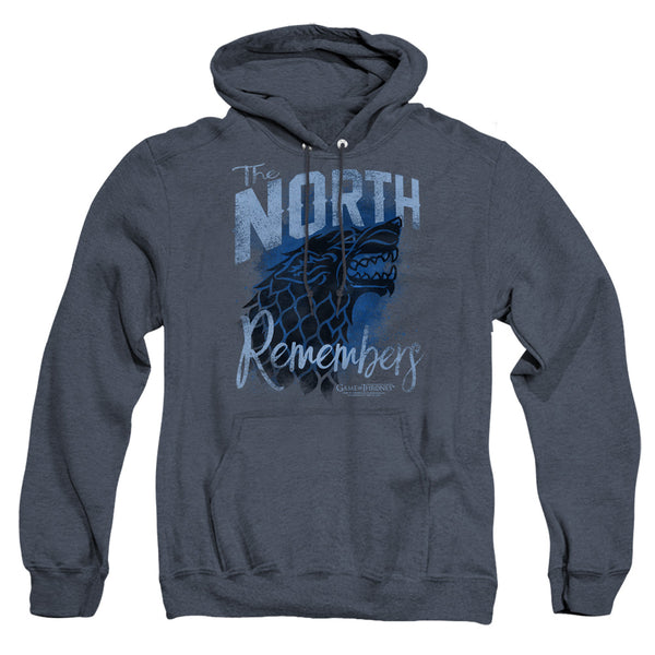 Game Of Thrones - The North Remembers Adult Heather Hoodie