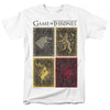Game Of Thrones - House Squares Adult Regular Fit Short Sleeve