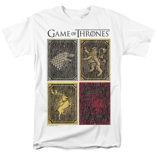 Game Of Thrones - House Squares Adult Regular Fit Short Sleeve