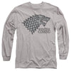 Game Of Thrones - Startk Winter Is Coming On Gray Adult Long Sleeve