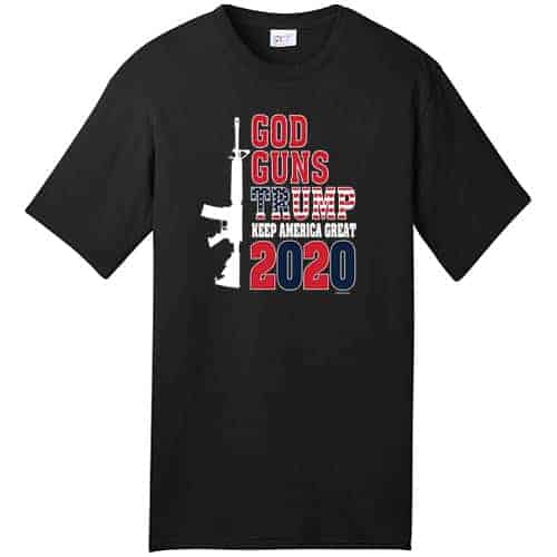 God Guns Trump 2020 T-Shirt