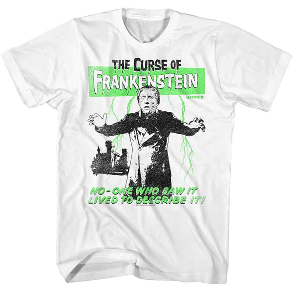 Hammer Horror Curse Of Frankenstein- S/S Tshirt