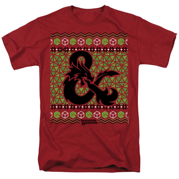 Dungeons And Dragons - Ampersand Logo Ugly Christmas Adult Regular Fit Short Sleeve