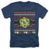 Dungeons And Dragons - 20 Sided Dice Ugly Christmas Adult Regular Fit Heather Short Sleeve